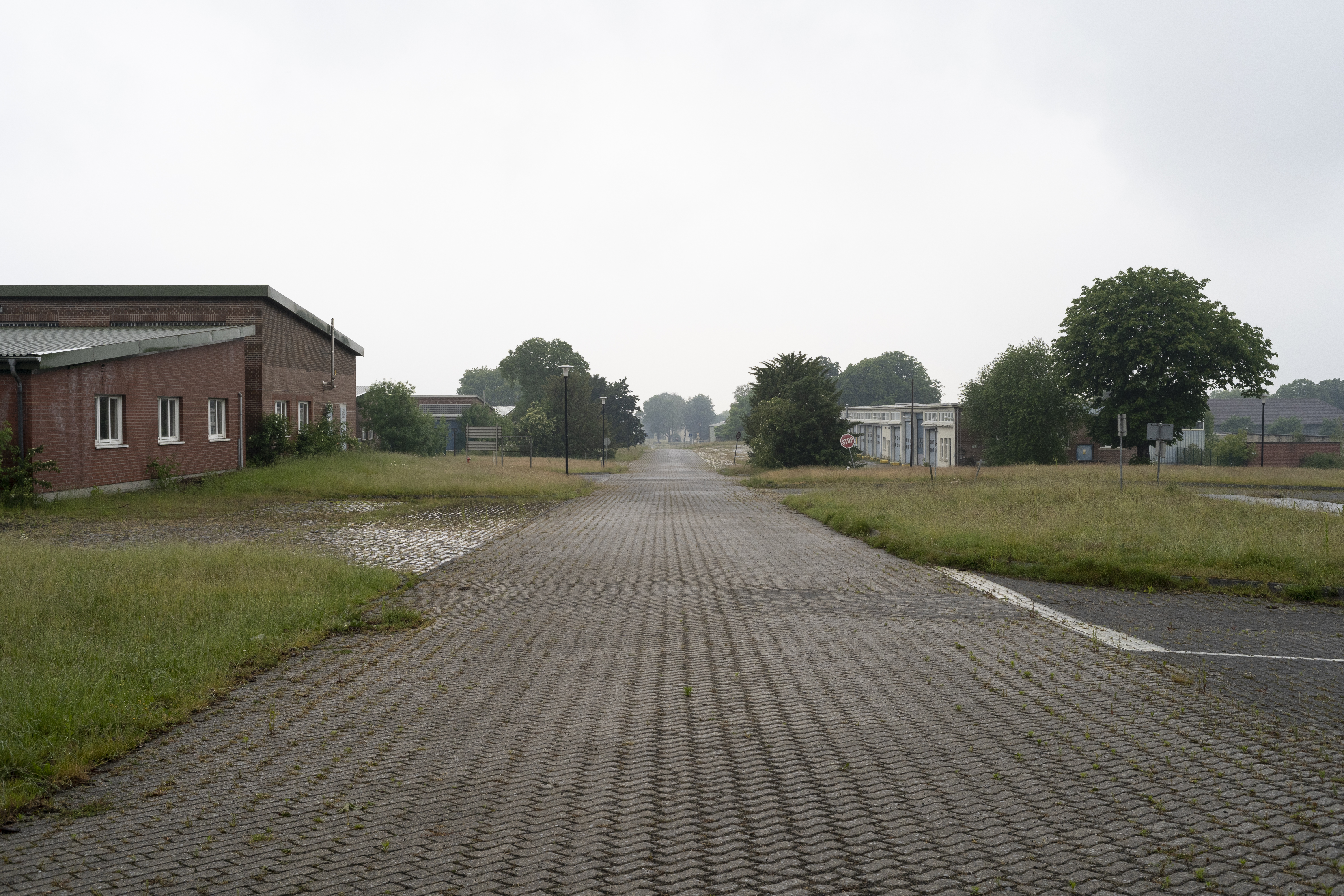 Straße auf dem Areal Barker