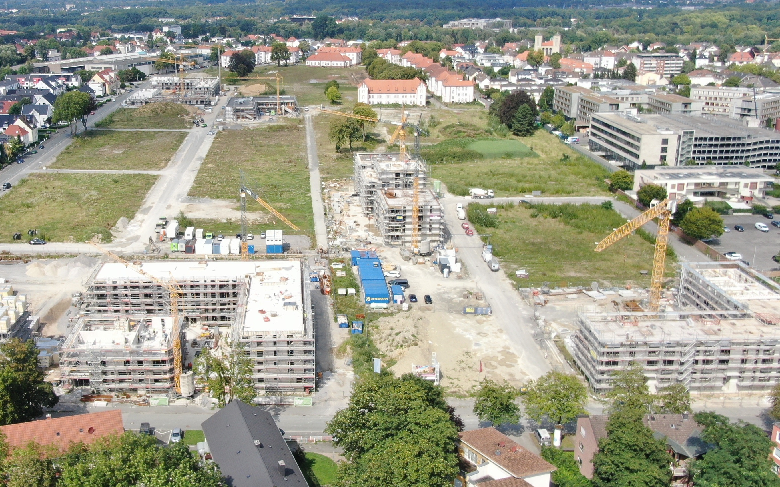 Baufortschritt BPD im Alanbrooke Quartier (August 2024)